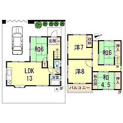 妙法寺字円満林貸家