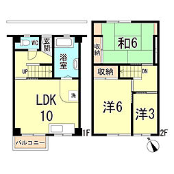 明舞第六団地13号棟 206