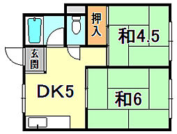 御影屋マンション 2D
