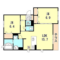 芦屋東山Ａｐａｒｔｍｅｎｔｓ 102