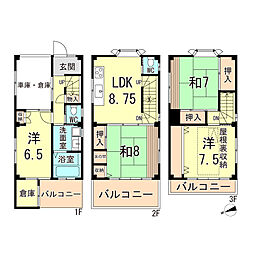 岩屋北町1丁目貸家