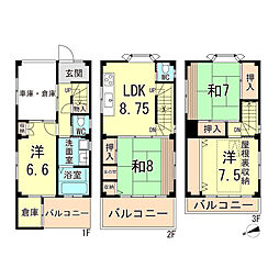 岩屋北町1丁目貸家