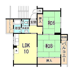 鶴甲コーポ15号館 108