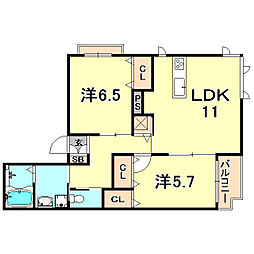 シャーメゾン芦屋親王塚 103