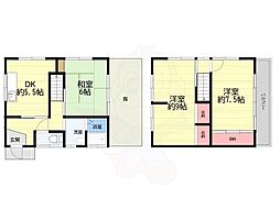 花屋敷荘園3丁目戸建て