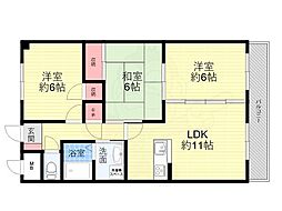 フローラルハイツ大道P2 402