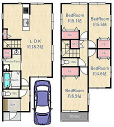 杭瀬南新町1丁目　新築戸建　A号棟