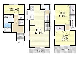 堺市西区浜寺石津町中３丁の一戸建て