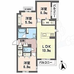 シャーメゾン　伽羅橋