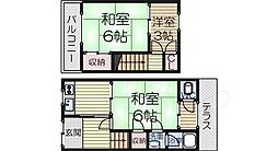 小西連棟貸家 西6