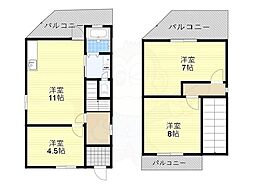 東羽衣6丁目貸家