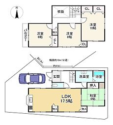 相楽郡精華町大字下狛小字林前の一戸建て