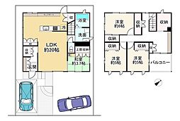 京田辺市同志社山手3丁目の一戸建て