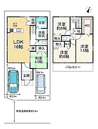 京田辺市大住責谷の一戸建て