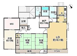 京田辺市松井ケ丘３丁目の一戸建て