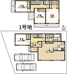 柏原市田辺　新築戸建 1号地