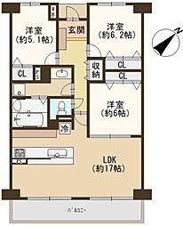 クロスティ八尾南壱番館 2Ｆ