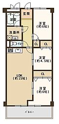 南海狭山コーポ2号棟 7Ｆ