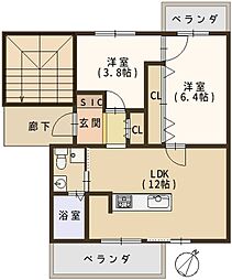 フラワーリータウン志紀G棟 4Ｆ