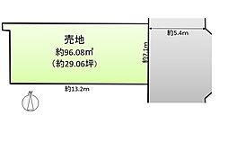 羽曳野市軽里　売地