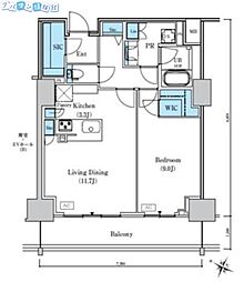 ロイヤルパークスER万代 1307