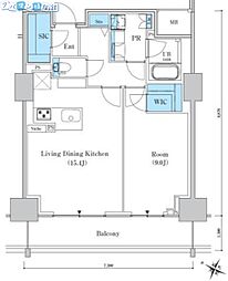 ロイヤルパークスER万代 1706