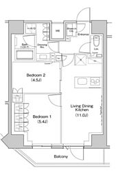 ザ・パークハビオ中野富士見町ガーデン 1406