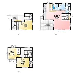 沼袋2丁目貸家 1