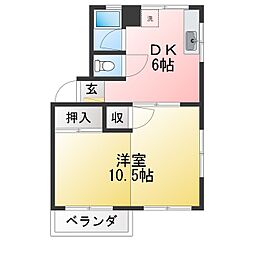 西郊マンション 3-A