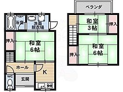 太秦海正寺貸家