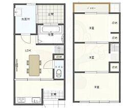 京都市右京区西京極徳大寺団子田町の一戸建て