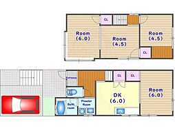 大津市稲津1丁目の一戸建て