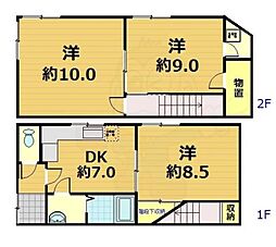 京都市南区東九条北松ノ木町の一戸建て