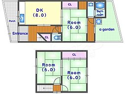 京都市右京区北嵯峨北ノ段町の一戸建て