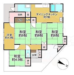 京都市右京区嵯峨大覚寺門前六道町の一戸建て