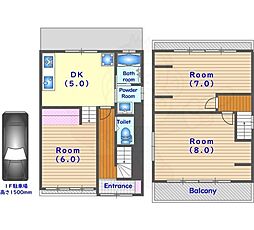 枚方市津田東町2丁目の一戸建て