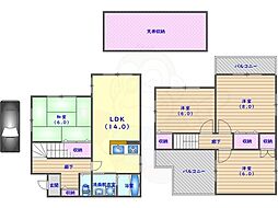 京都市右京区西京極西衣手町の一戸建て