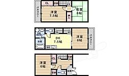 京都市右京区西院久田町の一戸建て