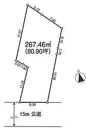 売地　西多摩郡瑞穂町大字箱根ケ崎