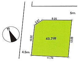 売地 青梅市吹上