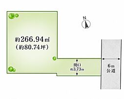 売地　青梅市野上町4丁目