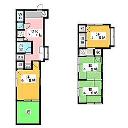 元横山町1丁目貸家 1