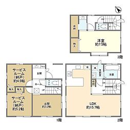 天神町2丁目賃貸2号棟 1