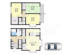 箕面市小野原東６丁目の一戸建て
