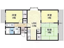 フォルク北千里E棟 401