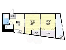 島上マンション　(泉町） S2D