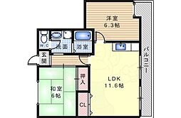 サンハイツ昆陽 202