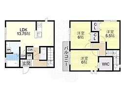 尼崎市田能３丁目の一戸建て