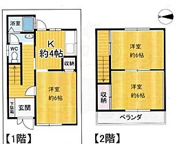 枚方市北中振３丁目の一戸建て