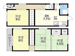 枚方市香里ケ丘一丁目町貸家 1